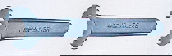 Extra Thin Open End Wrench: Single End Head, 24 mm, Single Ended